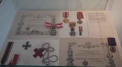 Archivalien, die anlässlich der Zusammenlegung der vier Archive im Kloster in Paderborn ausgestellt wurden.