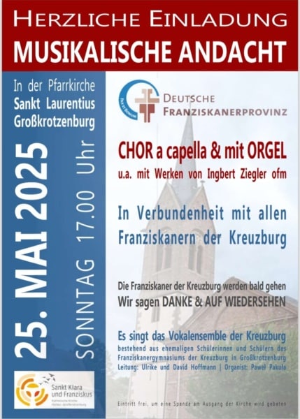 Flyer Chor Großkrotzenburg