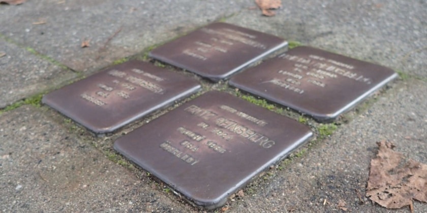 Stolpersteine in Quakenbrück wie ihn auch Pater Gandulf Korte bekommen soll
