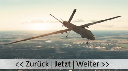 Militärische Drohne. Bild lizenziert unter der Unsplash+ Lizenz