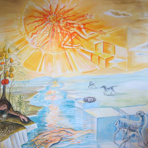 Der Sonnengesang des heiligen Franziskus (Ausschnitt). Von Pater Laurentius Englisch.